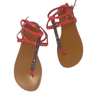 Bejeweled and Studded Sandal